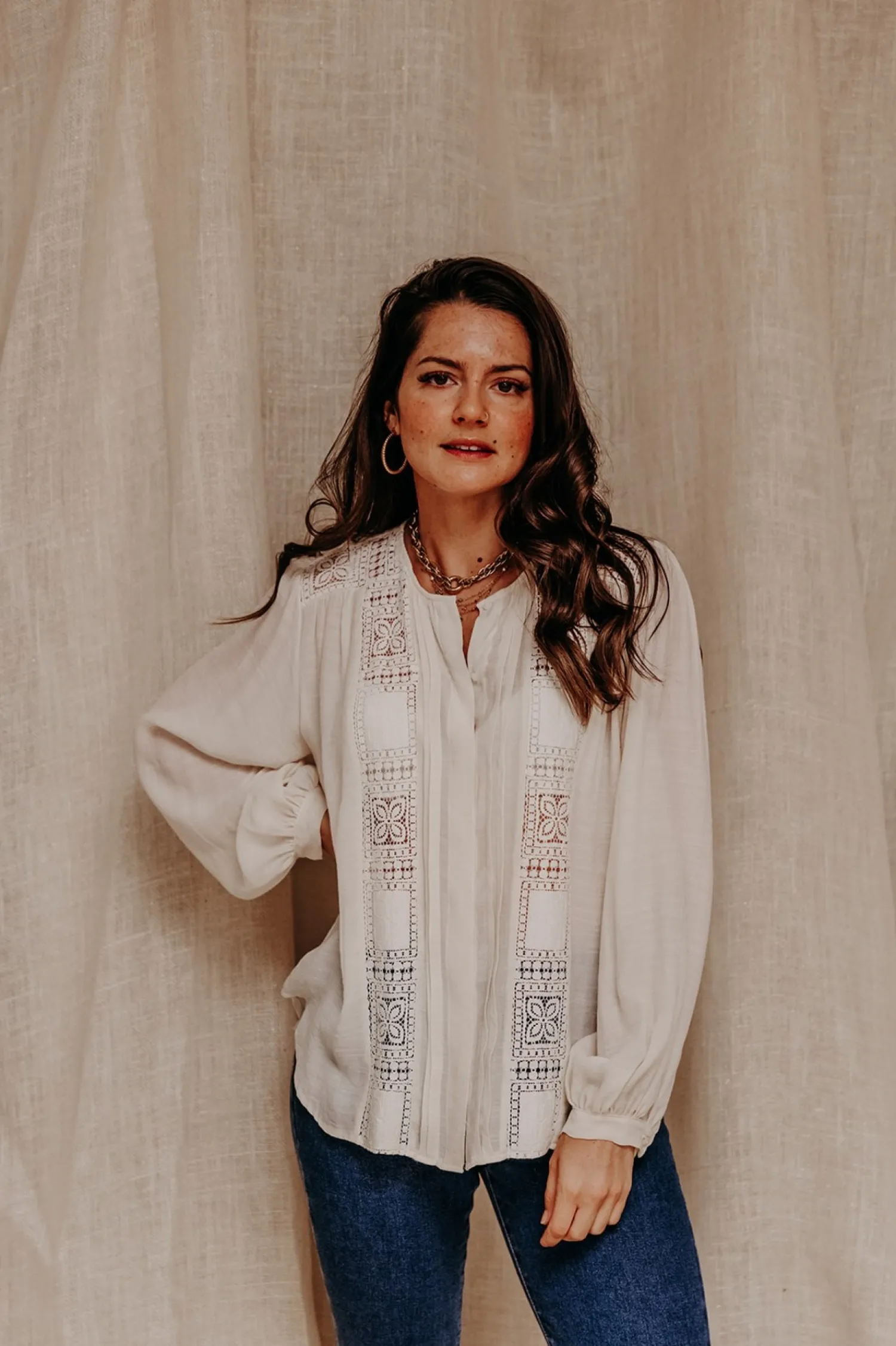 Blouse AMBRE-mlle Cabestan Clearance