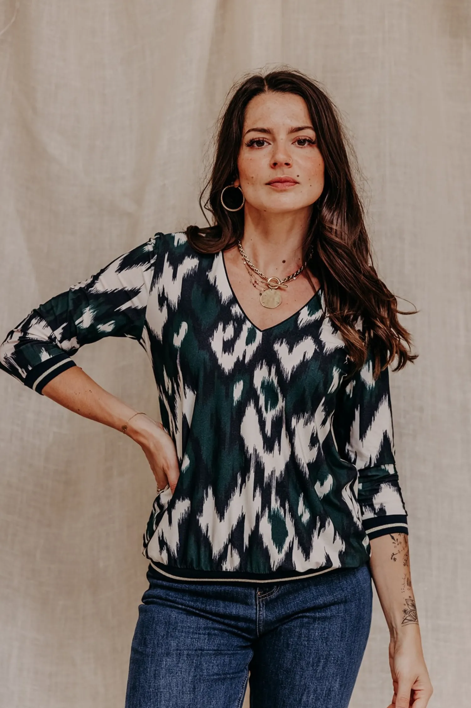 Blouse EMIR-mlle Cabestan New