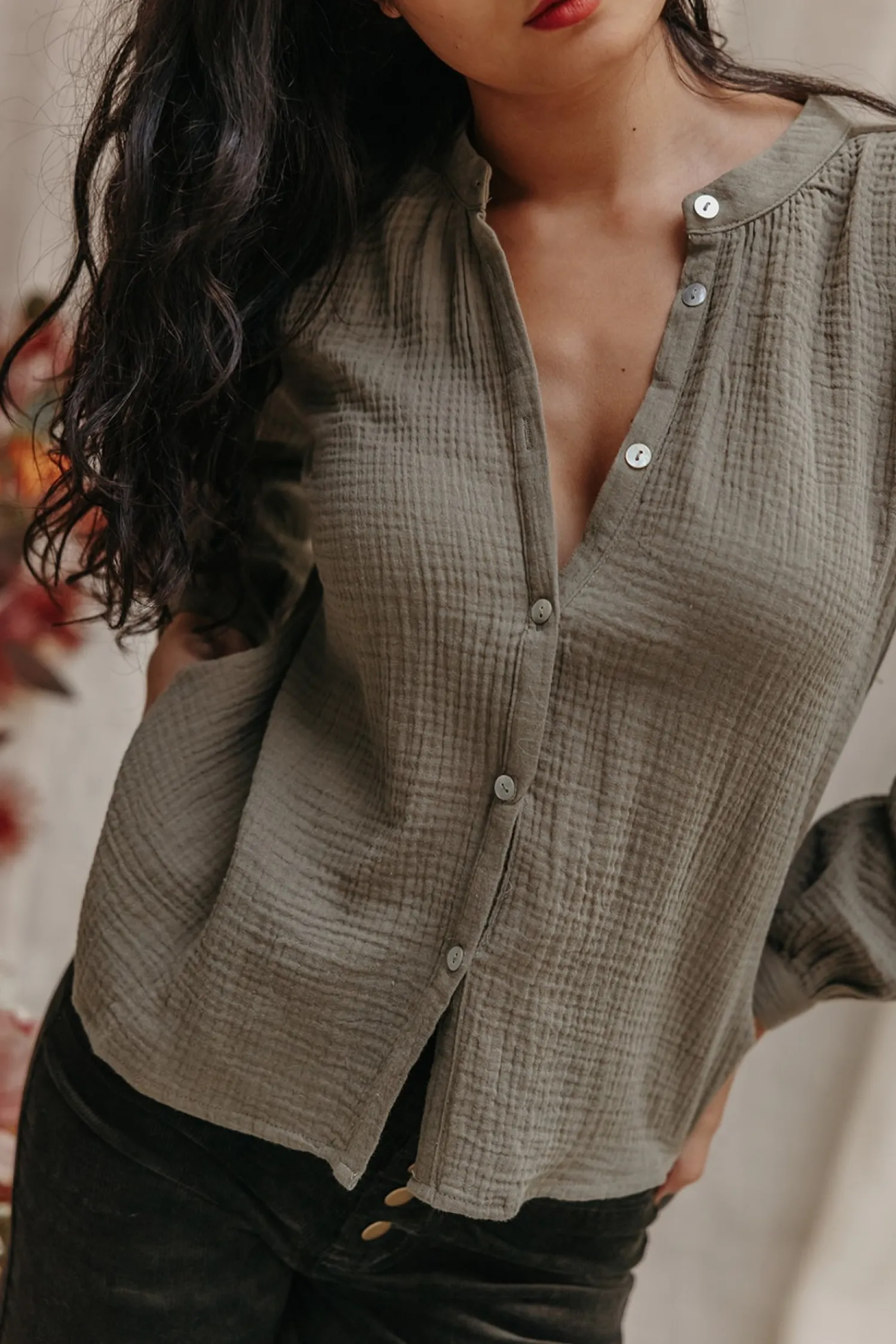 Blouse MANDINE-mlle Cabestan Hot
