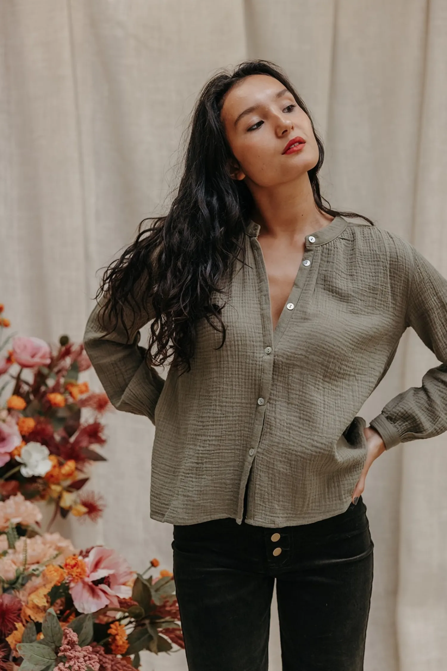 Blouse MANDINE-mlle Cabestan Hot