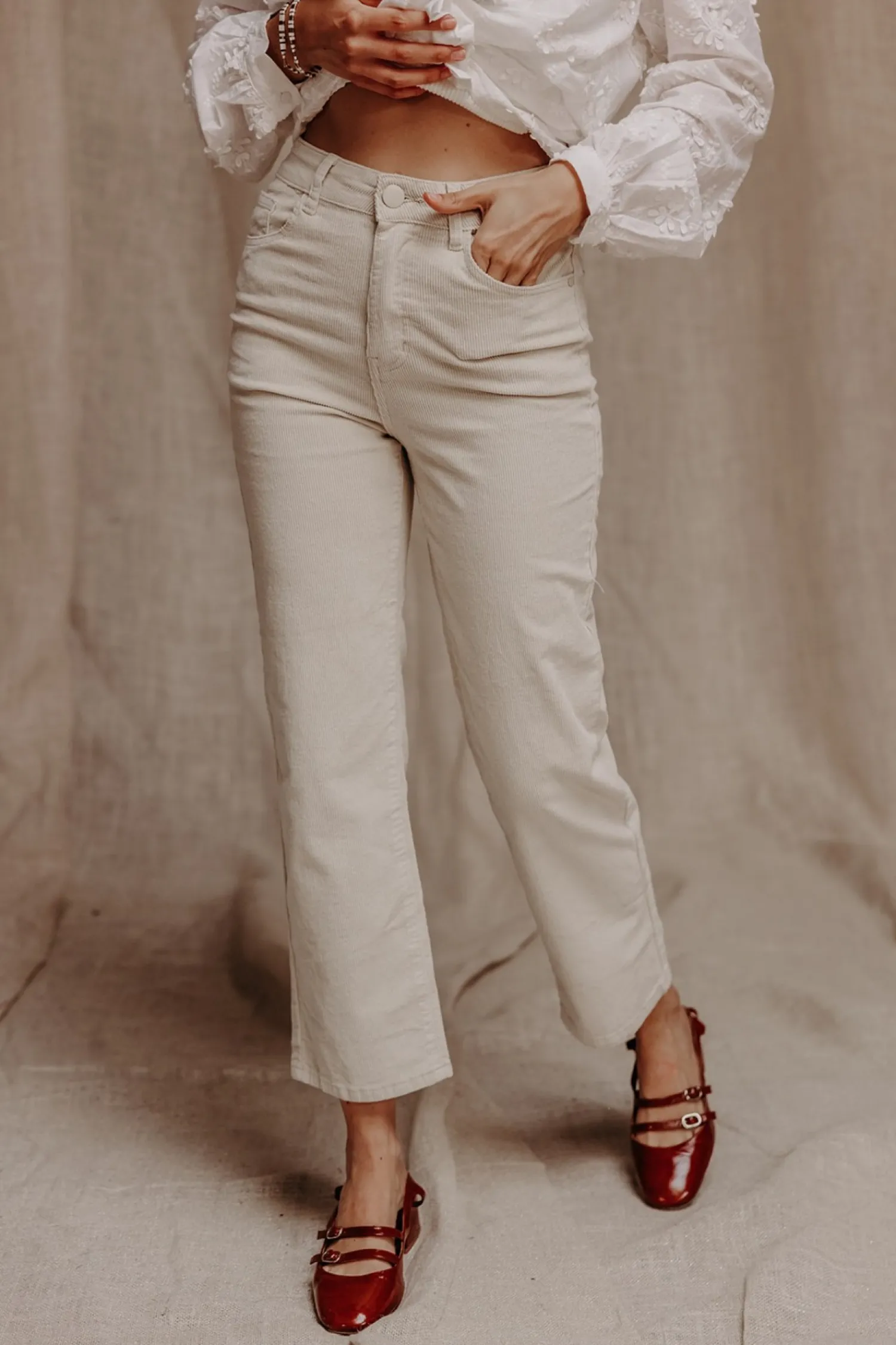 Pantalon SOLANGE-mlle Cabestan Hot